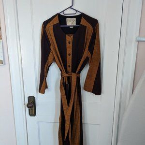 Ace and Jig Women's Brown Ari Button-down Dress